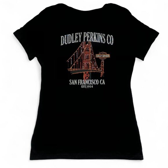 Harley Davidson Rhinestone Tee - Picture 8 of 9